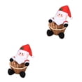 thumbnail image 2 of Advancent Cesta de almacenamiento de dulces de Feliz Navidad, decoración de para el hogar, organizador de muñecos de nieve, cestas, bolsa de regalo Type3 NO3 Advancent CBP055033, 2 of 5