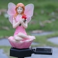 thumbnail image 4 of LINLIN Pixie Lawn Stakes Lamps, Solar Lights Outdoor Garden Solar Flower Fairy Light Pixie Lawn Stake Lamp Waterproof, 4 of 8