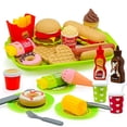 thumbnail image 1 of Set de comida Pretend Play Kitchen, 26 unidades, para niños pequeños, 1 of 7