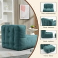 thumbnail image 6 of Fluffy Bean Bag Chair, Comfortable Bean Bag for Adults and Children, Super Soft Lazy Sofa Chair with Memory Foam and Ottoman, Indoor Modern Focus Bean Bag Chair for Living Room, Bedroom, Apartment, 6 of 9