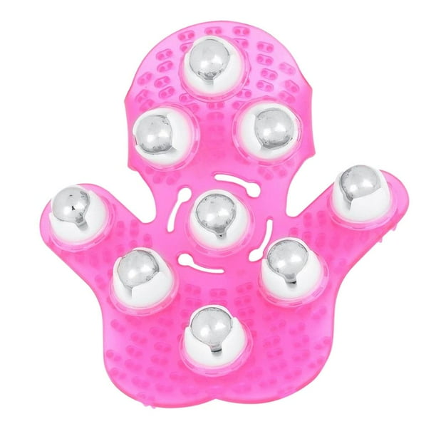 Palm 9 Balls Body , Guante de , Del Estrés en , Rojo Salvador Bolas masajeador corporal