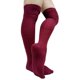 thumbnail image 2 of Winter Knitted Mens Long Socks Striped Thermal Thigh High Over Knee Male Stockings Dresss Suit Formal Hose, 2 of 5