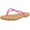 Pink, variant on Kids Girls Cute Comfortable Thong Sandals Casual Summer Vacation Flip Flops Non-Slip Open Toe Slippers