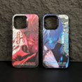 thumbnail image 2 of Funda Para iPhone Jujutsu Kaisen Sukuna Gojo Mate Para 14 Pro Max 13 12 11 Llaves Independientes imd Serie Colorida De Plata, 2 of 4