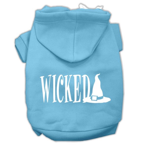 Halloween Pet Dog Cat Hoodie Screen Printed, "Wicked"