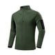 thumbnail image 2 of pstuiky camisas de manga larga para hombre, Sudadera con capucha para hombre, color liso, informal, con bolsillo en el hombro, manga larga, cremallera, estilo cárdigan xxxl, 2 of 6