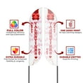 thumbnail image 4 of Happy Valentine's Day Sign Feather flag Pole Mount for Outdoor by DreamController | 11.5 FEET Long Polyester Outdoor Banner Flag Pole Kit for Easy Hang | HD Print Swooper Flag Pole Stand for Valentin, 4 of 8