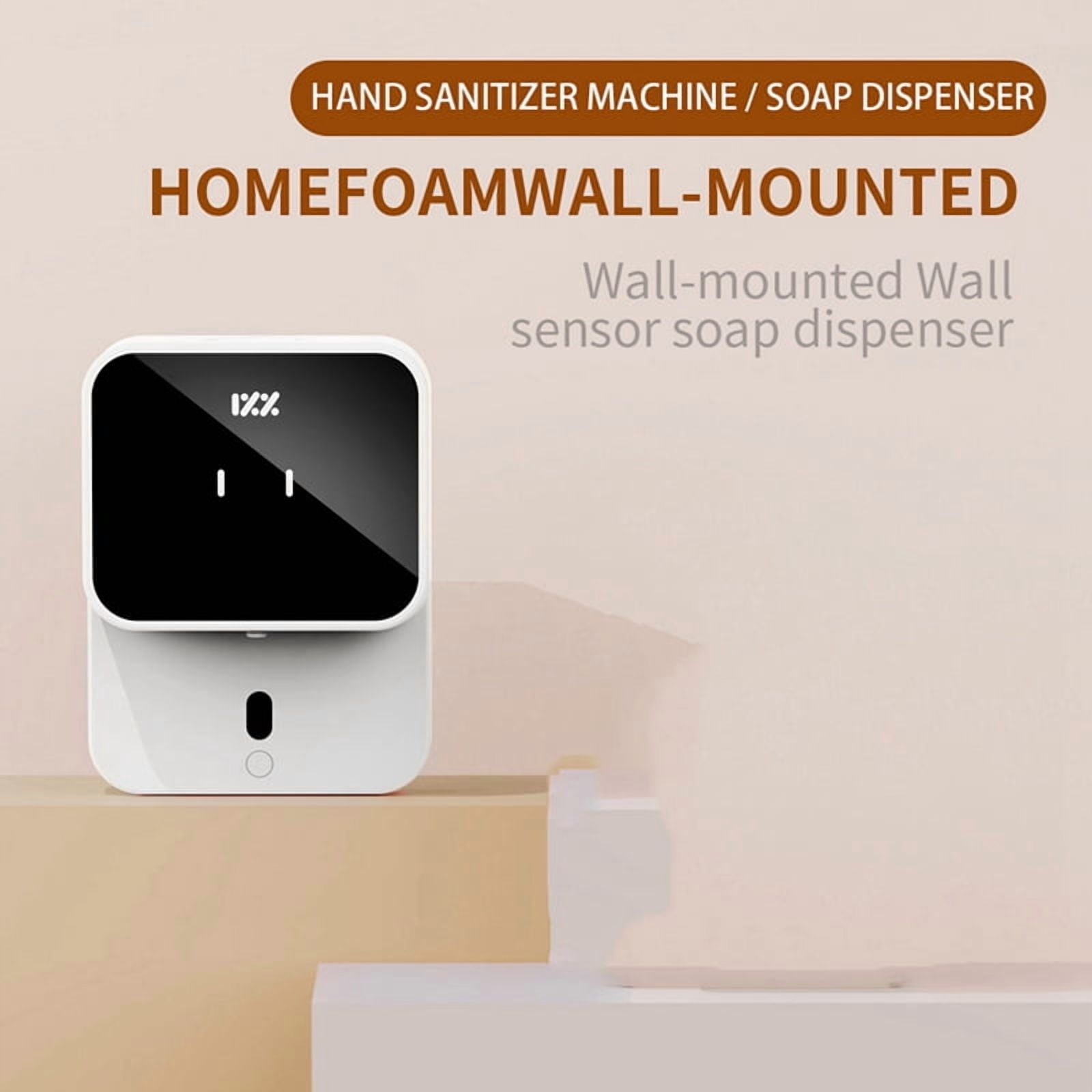 Liquid Soap Dispenser Rechargeable Wall-Mounted Automatic Foam Dispenser Automatic Sensor Soap Dispenser for Bathroom