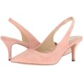 thumbnail image 7 of Charles David Amy Rose Pink Ankle Strap Pointed Toe Padded Footbed Suede Pumps (Rose Pink, 6), 7 of 7
