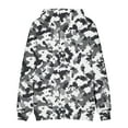 thumbnail image 4 of Rbaofujie Sweat à Capuche Imprimé pour Hommes, Mode Décontractée avec Poche et Cordon de Serrage, 4 of 5