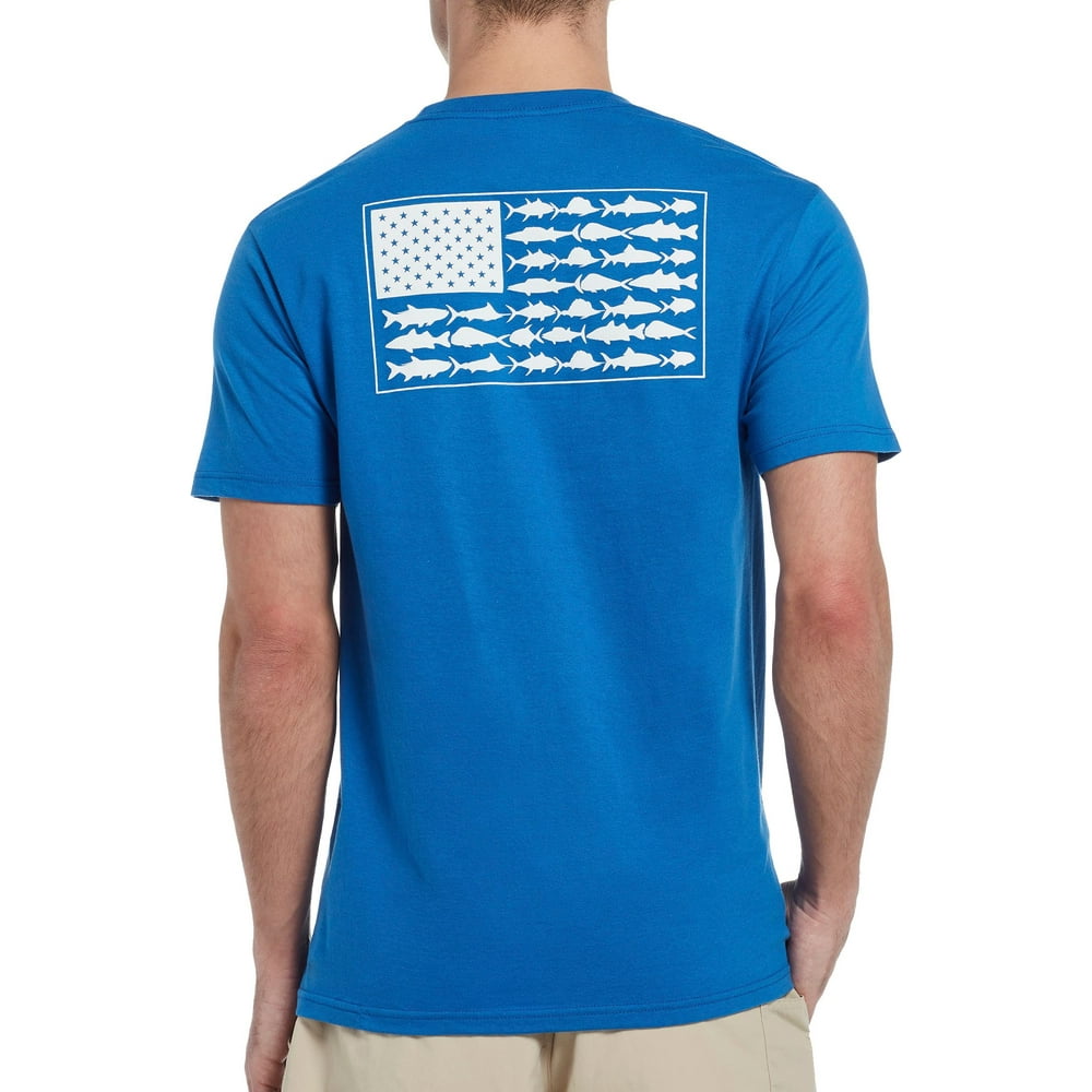 Columbia - Columbia PFG Americana Saltwater Fish Flag T-Shirt - Walmart ...