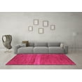 thumbnail image 3 of Ahgly Company Indoor Square Abstract Pink Modern Area Rugs, 6' Square, 3 of 4