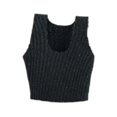 thumbnail image 3 of Chaleco femenino a escala 1/12, accesorio de ropa para muñecas hecho a mano, ropa en miniatura para muñecas de 6 pulgadas. Negro, 3 of 9