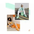 thumbnail image 3 of Platform sandals, slippers, color: green, size: 39-40, 3 of 6