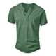 thumbnail image 1 of Playera Henley Casual Moda Manga Corta Para Hombre Algodón, 1 of 6