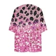 thumbnail image 4 of Cárdigan de manga larga para mujer, blusa informal estampada con bolsillo, abrigo tipo cárdigan para mujer, 4 of 5