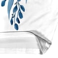 thumbnail image 5 of CLOOCL Women Blouse Blue Leaves Printed Short Sleeve Shirt Plus Size Summer Clothing, 5 of 6