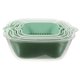 thumbnail image 4 of unbranded 4Ud Colador Y Escurridor Verde De Plástico Para Verduras Uso Doméstico, 4 of 7