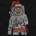 thumbnail image 2 of Christmas Santa Claus NASA Astronaut Women's T Shirt Ladies Tee Brisco Brands S, 2 of 5