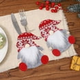 thumbnail image 2 of Christmas Gnomes Knife and fork Holder - Cute Utensil Christmas Decor for Dining, Christmas Decorations for Cutlery, 2 of 6