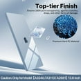 thumbnail image 4 of ASTRAEA Compatible with MacBook 13 inch Case 2025-2022 Release M4 M3 M2 A3240 A3113 A2681, Laptop Plastic Hard Shell Case + Keyboard Cover + Screen Protector, Crystal Clear, 4 of 11