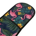 thumbnail image 4 of Yayeee Double Oven Mitt Kitchen Heat Resistant Baking 35" x7" Quilted Glove, Yellow Floral Flamingo, 4 of 6