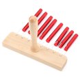 thumbnail image 3 of Carillones De Mesa, Tubo De Campana De Viento 8 Barras Con Mazo Para Decoración Para Niños Ccdes Rojo, 3 of 8