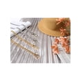 thumbnail image 5 of Cinturones de cadena de metal para mujeres INSPIRE CHIC, cinturones de cintura para vestidos y jeans, cinturón decorado de 37.8" con hebilla cuadrada dorada, 5 of 5