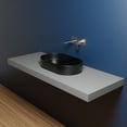 thumbnail image 3 of Ws Bath Collections Mood Bl 60.36 Mood 23-5/8" Oval Ceramic Vessel Bathroom Sink - Black, 3 of 7