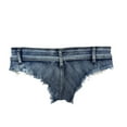 thumbnail image 6 of Women's Low Rise Straight Cut Shorts - Fringe Design for Night Out & Parties - Trendy Summer Wear, 6 of 6