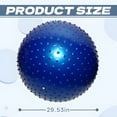 thumbnail image 2 of BESTSKY Exercise Ball,29.53in Birthing Ball,Anti-Slip Yoga Ball For Pregnancy,Blue, 2 of 7