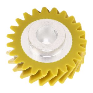 W10112253, Facile à installer mélangeur jaune Worm Gear acier inoxydable pour la conversion de mélangeur