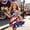Light Blue, variant on 4th of July Dresses for Girls USA Patriotic Dress American Flag A Line Dress Independence Day Outfit(Red2,6-7 Years)