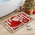 thumbnail image 1 of Knitted Christmas Bathroom Mats Absorbent Mats Bathroom Floor Mats Floor Mats For The Entrance Door, 1 of 7