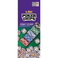 thumbnail image 5 of MasterPieces Casino Style 100 Piece Poker Chip Set - NCAA LSU Tigers, 5 of 6