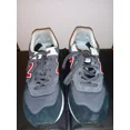 thumbnail image 3 of New Balance 574 Mens 12 Rugged Black Red Athletic Sneakers, 3 of 5