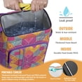 thumbnail image 2 of Rustic Wood Grain Backpack Cooler – Insulated Waterproof Lunch Bag with Aesthetic Artistic Accents for Camping, Fishing, and Road Trips, 2 of 6