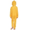 thumbnail image 4 of Care Bears Funshine Bear Little Girls Fleece Zip Up Costume Pajama Coverall Toddler to Big Kid, 4 of 5