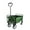 Green, variant on Collapsible Wagon Cart, Beach Cart with Big Wheels, Heavy Duty Folding Utility Garden Wagon, Portable Grocery Cart, All Terrain Universal Wheels Wagon Cart, Max Capacity150 lbs, JA2058
