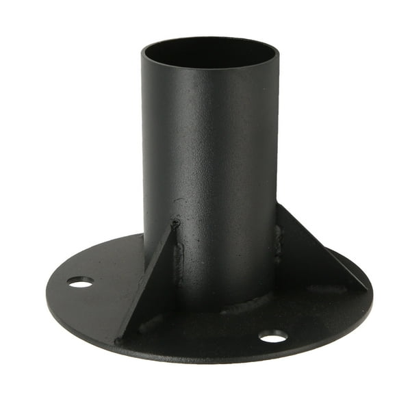 Chain Link Fence Pole Floor Flange, Heavy Duty Chain Link Fence Pole Floor Flange Base With Durable Steel Construction Easy To Install For Holding Metal Post