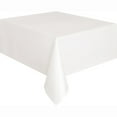 Unique Table Cover 54x108" White