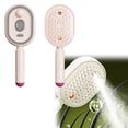 thumbnail image 5 of Electric Spray Air Cushion Comb, Steam Hair Brush, Rechargeable Steam Hair Straightener, Portable Hair Styling Brush with Bonus Wide Tooth Detangling Comb, Steam Brush for All Hair Types, 5 of 7