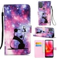 thumbnail image 2 of Butterfly Printed PU Leather Wallet Case For Motorola MOTO G Pure MOTO G Stylus 2022 MOTO E20 E30 E40 MOTO G Power 2022 MOTO G31 G41 G51 G71 G200 Edge S30 G22, 2 of 4