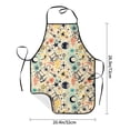 thumbnail image 2 of Uemuo Rockets Printed Bib Apron, Adjustable , Water and Oil Resistant, Cooking Kitchen Chef Apron for Women Men, 2 of 5