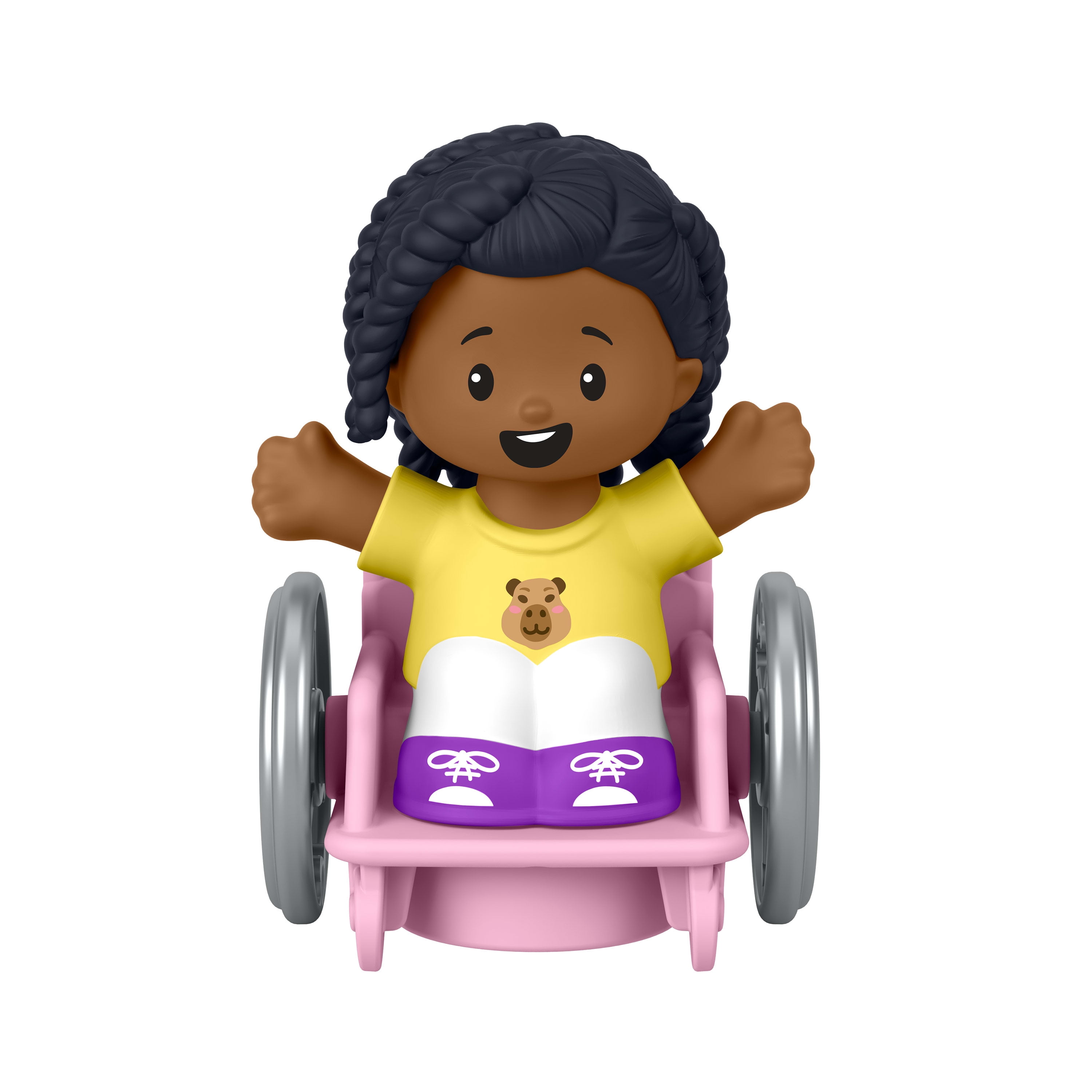 Fisher-Price Little People Girl in Wheelchair, Developmental Toy for Toddlers & Kids, 1 Piece