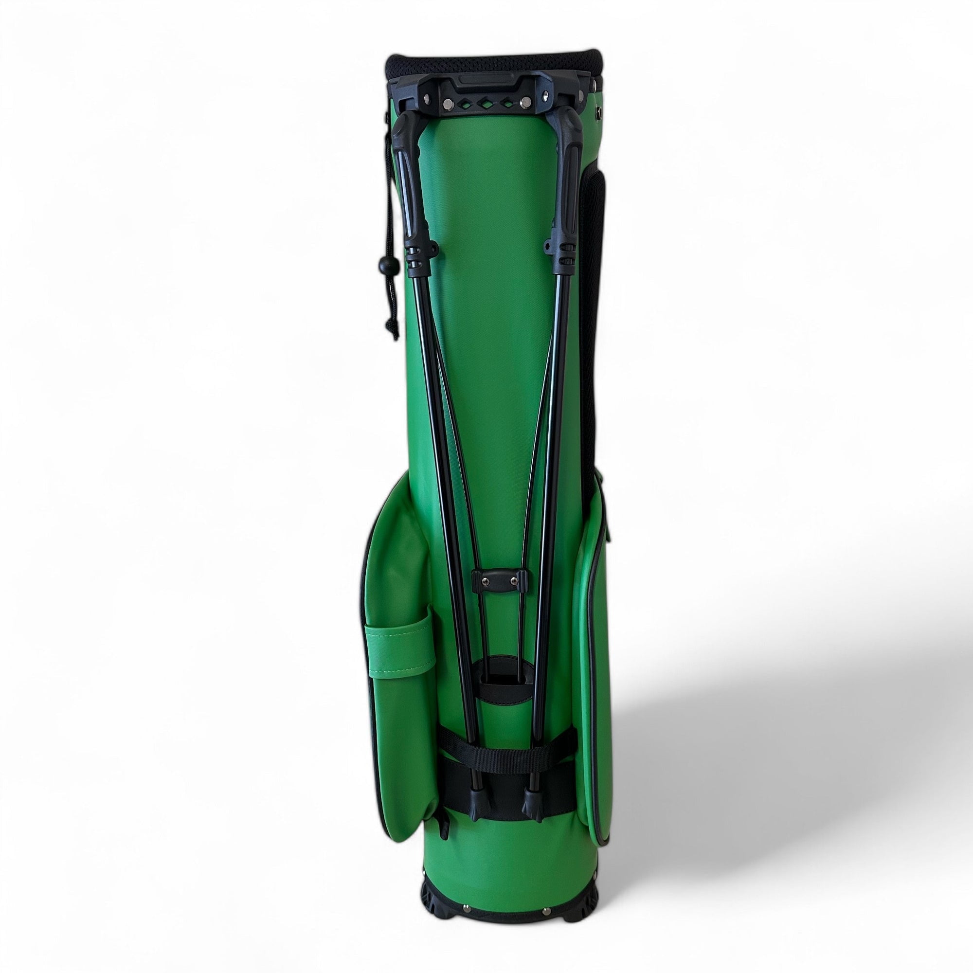 NEW Orca Golf Dorsal 2 Synthetic Leather Stand Bag 4-Way Top - August Green