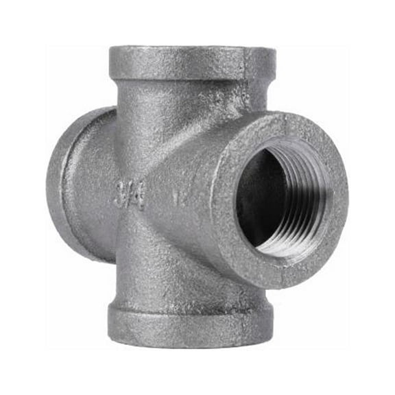 STZ 310CR-34 3/4 In. Black Pipe Cross - Quantity 30