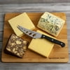 igourmet 4 Irish Snacking Cheese Board Gift Set - Includes Irish Kerrygold Dubliner Cheese, Cashel Blue Cheese, Cahill's Farmhouse Cheddar, Wexford Cheddar, Cheese Knife, And Cheese Board