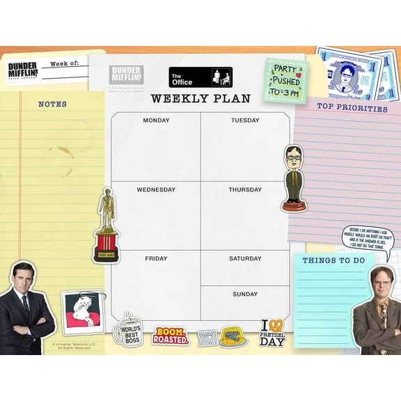 The Office: Weekly Planner Notepad, (Paperback)