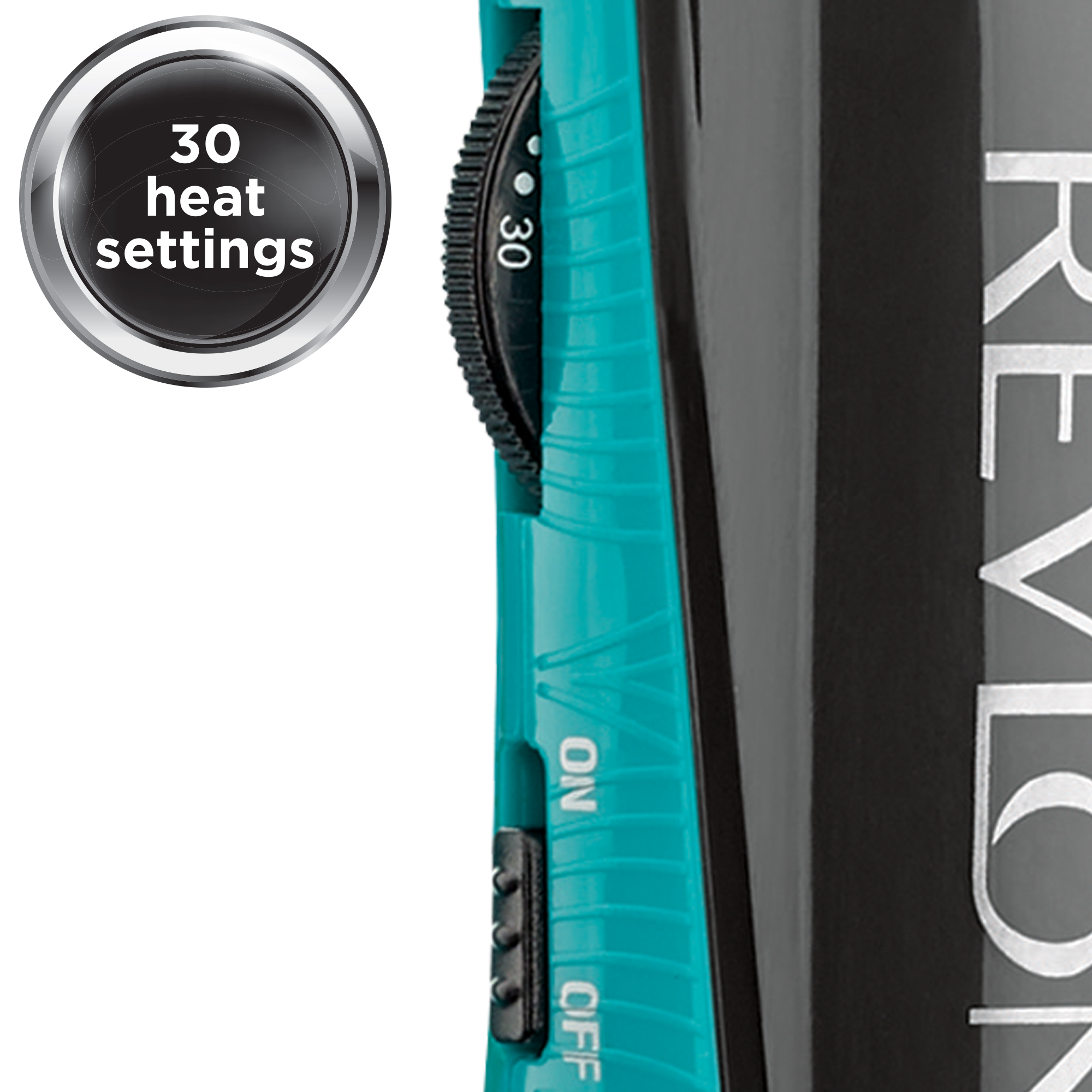 Revlon Perfect Heat Ceramic Tapered Curling Wand, Teal with Protective Glove - image 3 of 6